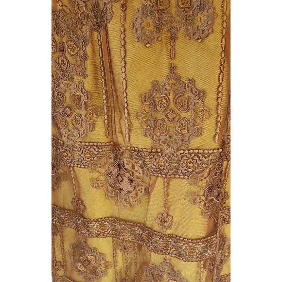 Samy Gicherman Couture Embroidered Lace Dress XL - Picture 5 of 5